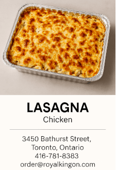 Lasagna — Chicken Lasagna (Large)