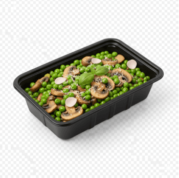 Sides — Green Peas & Mushrooms (Small)