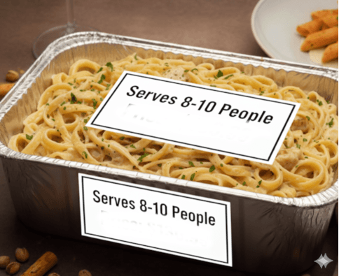 Fettuccine Pasta Tray