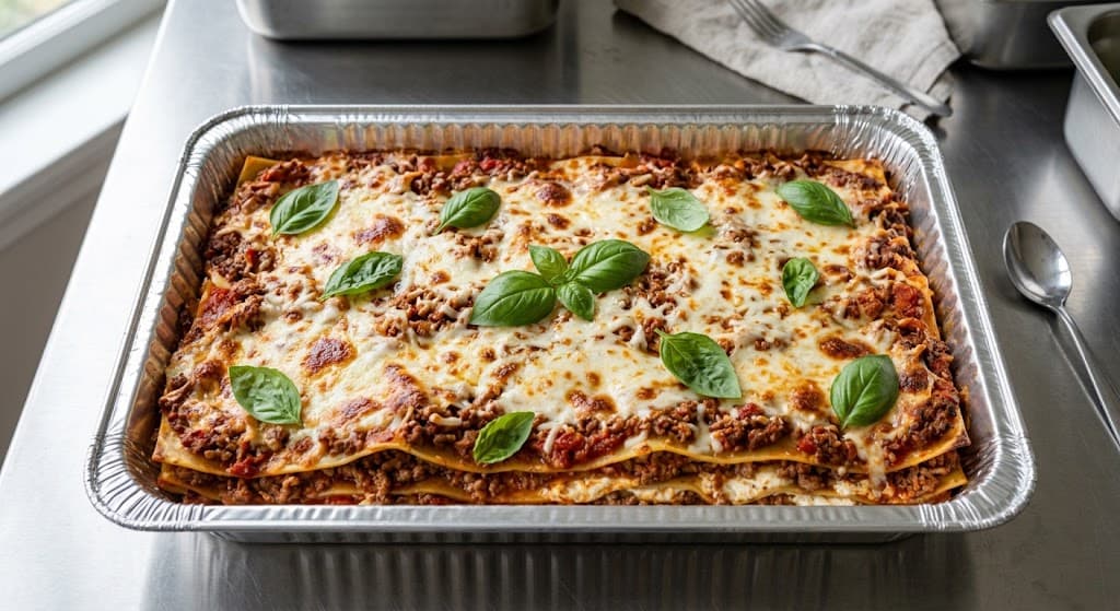 Meat Lasagna Tray